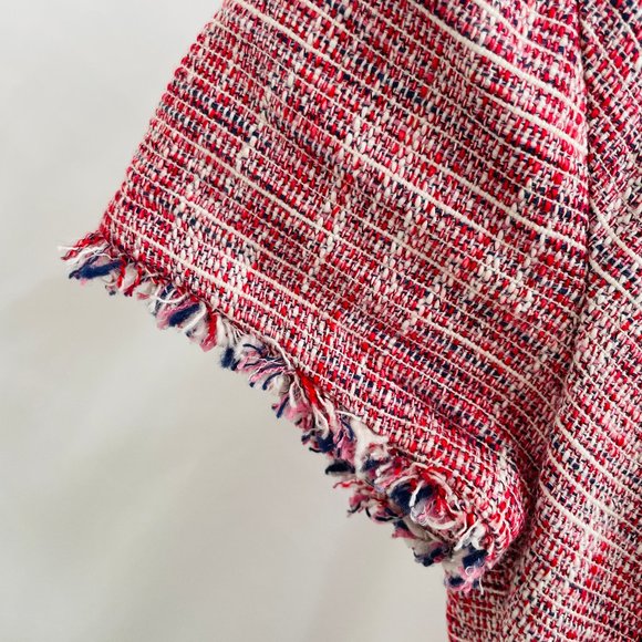 Banana Republic Pink Tweed Midi Dress - Picture 4 of 11